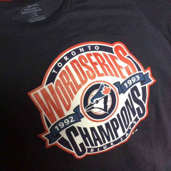 MLB TORONTO BLUEJAYS World Series champs tshirt - Picture 2 of 2
